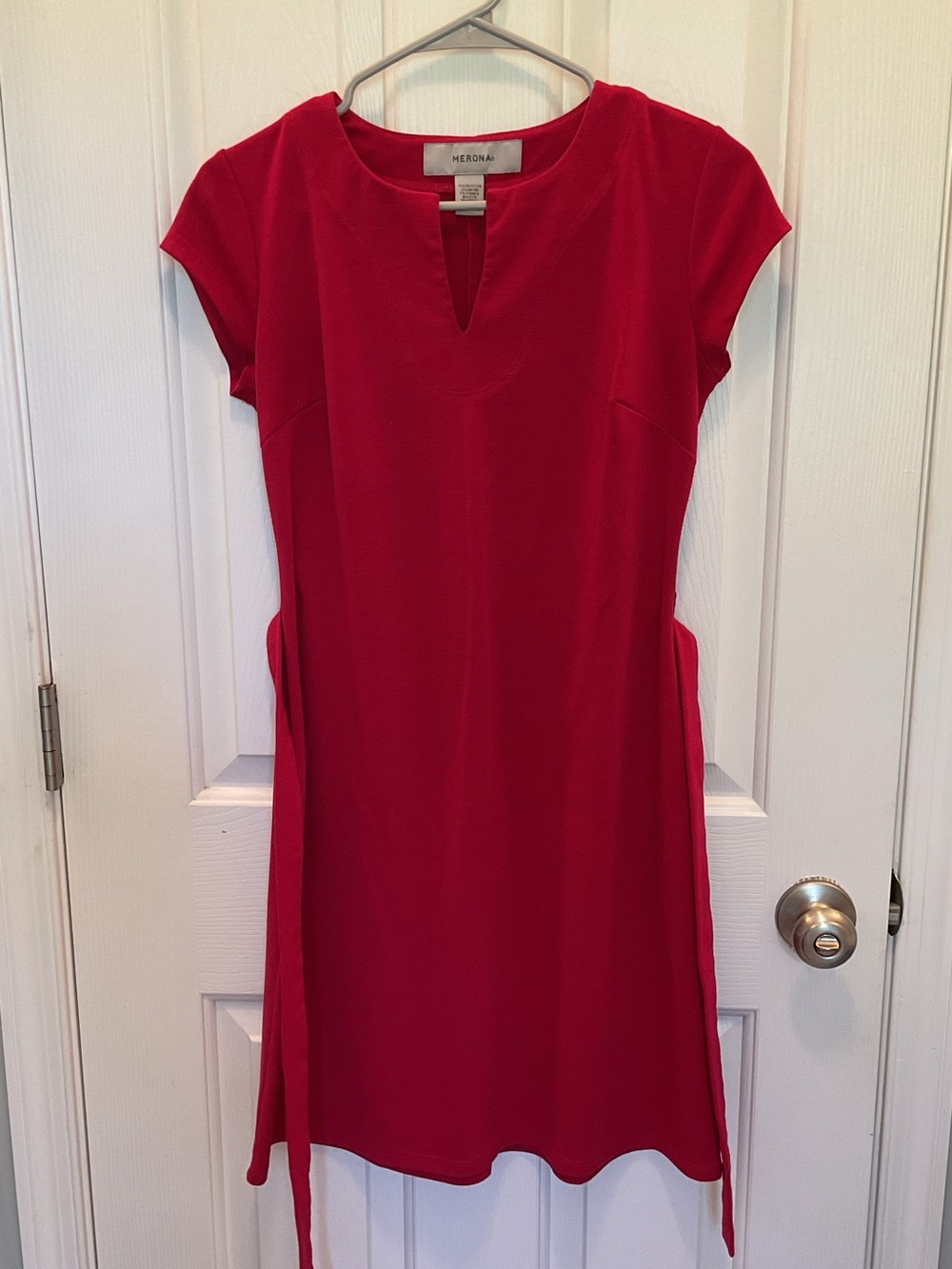 Merona Bright Pink Cap-Sleeve Mini Dress
